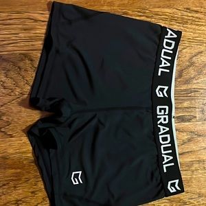 Black workout shorts